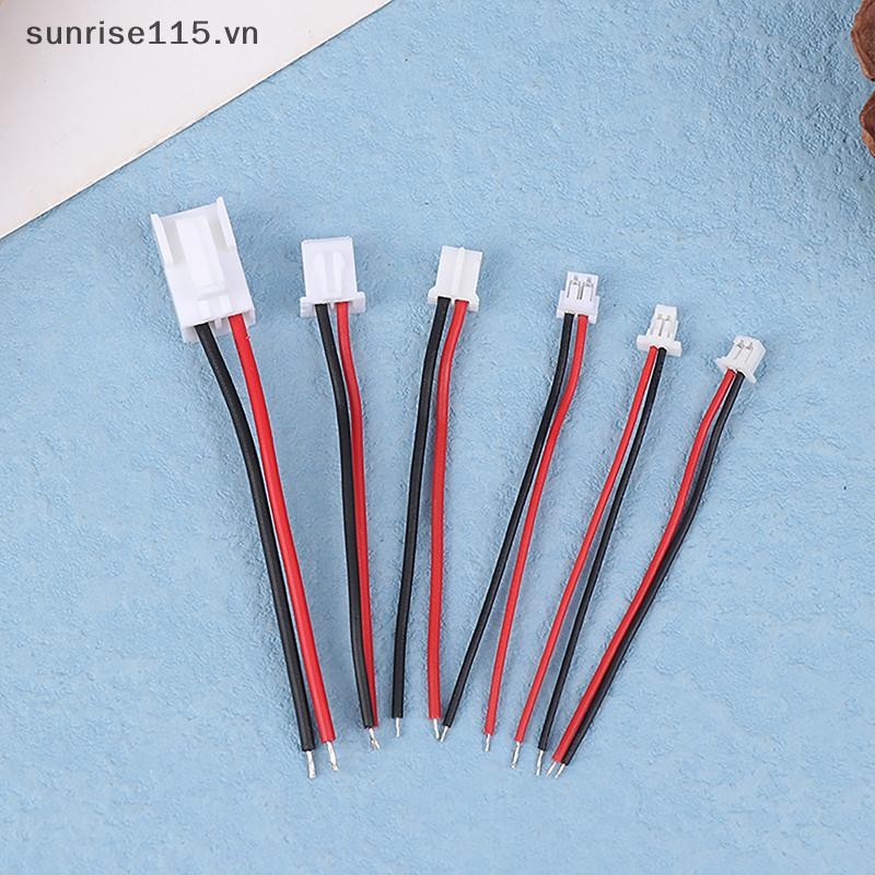 Srvn 10 Chiếc JST 1.0 / 1.25 / 1.5 / 2.0 / 2.54 / 3.96mm PH 2.0mm XH 2.54mm 2 Pin Nam Nữ Cắm Jack Kết Nối Cáp.