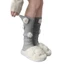 Treeling Ribbed Đan Xù Chân Bao Nữ Ngọt Ngào 3D Len Hoa Giữ Ấm Chân Boot Còng