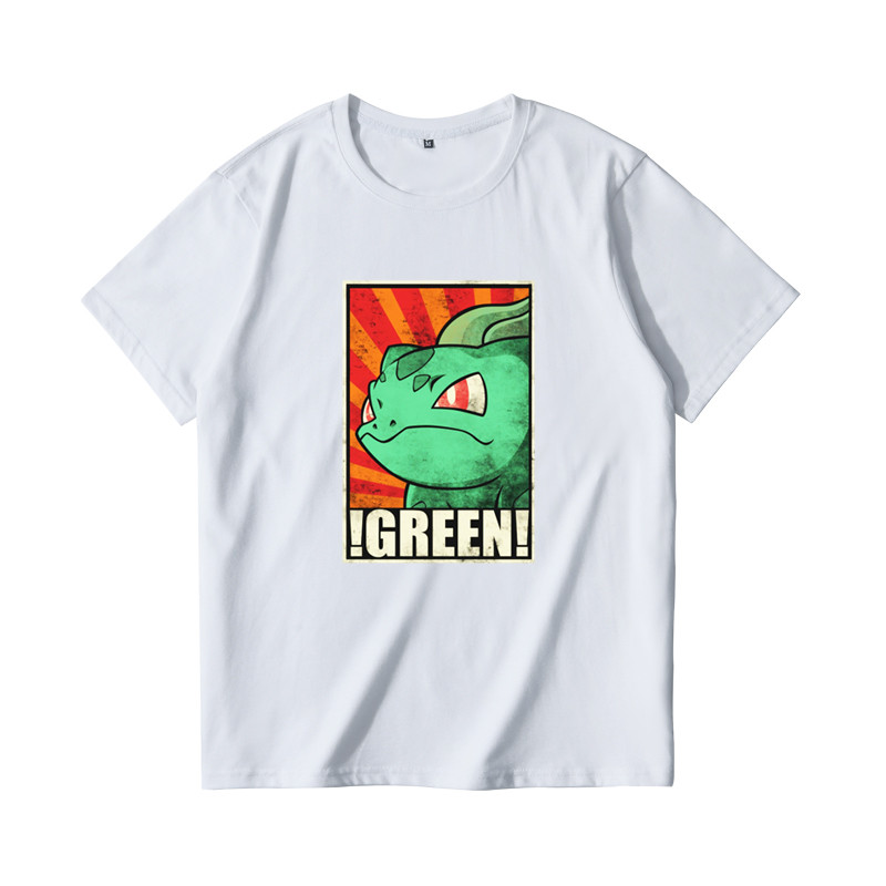 Áo thun ngắn tay Pokemon Pikachu Squirtle Charmander Anime dành cho trẻ em ngoại hình hợp thời trang