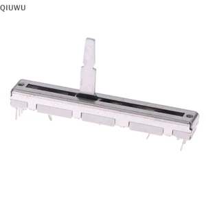 Qiuwu 1Pc Dành Cho 60mm DJM 350 400 600 700 800 Đẩy Fader Trượt Thẳng Potentiometer DJ Mixer Stereo Fader Sliding Potentiometer.