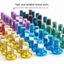 GAVESTO 12 Chiếc Phanh Đĩa Xe Đạp Cánh Quạt Bu Lông, Thép Không Gỉ T25 Đĩa Xe Đạp Vít Cánh Quạt, Xe Đạp MTB TOOPRE M5 * 10 Vít Phanh Đĩa Xe Đạp Cho Du Lịch Đi Bộ