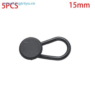 Unewtyu 5 Nút mở rộng quần 15mm / 18mm Bộ mở rộng eo linh hoạt cho quần jean màu đen Quần bà bầu Kéo dài nút cao su VN