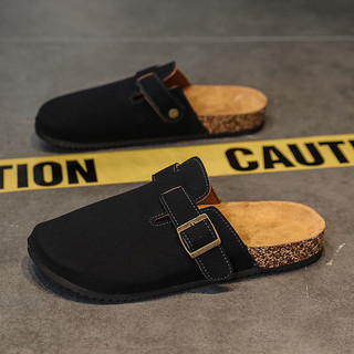 Hàng sẵn có Giày Slip-On Clogs Phong cách cặp đôi Kích thước lớn Miễn phí vận chuyển