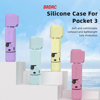Dành Cho DJI OSMO POCKET 3 Vỏ Silicon Bảo Vệ Ống Kính Màn Hình Micro Ánh Sáng Lá Chắn Phụ Kiện