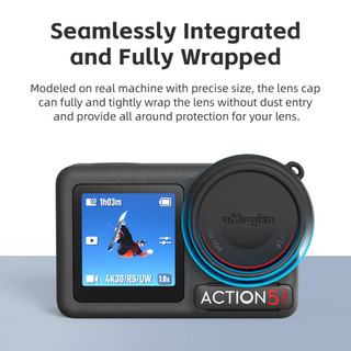 Dành Cho DJI Osmo Action 5 Pro Vỏ Ống Kính Silicon Trọn Gói Vỏ Bảo Vệ Ống Kính Phụ Kiện Camera