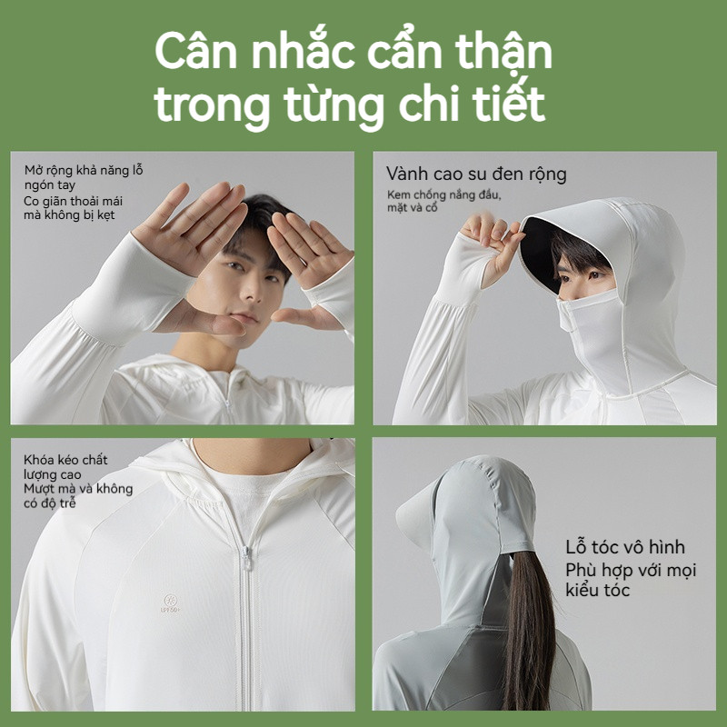 Áo Chống Nắng Su Lạnh 5D,Chống Nóng,Chống Tia UV UPF 50+,Chất Su Lạnh Mũ Rộng Vành