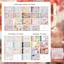 NORDICLIFE 72 Cái Nhãn Dán Sách, Handmade Nhiều Phong Cách Điện Thoại Trang Trí Bình Nước, Thẩm Mỹ Dễ Thương Họa Tiết Hoạt Hình DIY Thủ Công Ngọt Ngào Sổ Lưu Niệm Bé Gái Quà Tặng