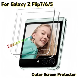 Kính cường lực bảo vệ màn hình chất lượng cao cho Samsung Galaxy Z Flip 7 6 5 Flip7 Flip6 Flip5 HD Phim màn hình bên ngoài trong suốt