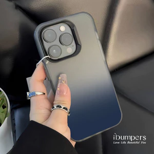 ibumpers Ốp Điện Thoại iPhone Sang Trọng Màu Sắc Họa Tiết Toned Ốp Lưng Trong Suốt Nhám Mờ Chống Bẩn Chống Sốc Cho IPhone 16 15 14 12 13 11 Pro Max IP 7 8 Plus X XS XR