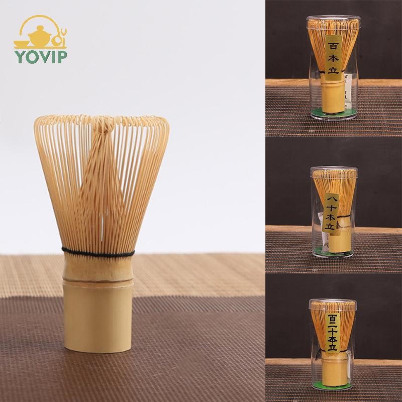 YOVIP 1 Cái Lễ Nhật Bản Tre Matcha Cà Phê Thực Tế Beater Trà Xanh Bàn Chải Chase Dụng Cụ Bàn Chải Trà Phụ Kiện VN