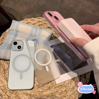 Ốp Điện Thoại Từ Tính Siêu Mỏng Cho Redmi K80 K70 K70E K60 K50 K40 K40S Pro Ultra 5G 4G Matte Đơn Giản Trong Suốt Vỏ PC Cứng Bao Gồm Tất Cả Ốp Lưng Chống Rơi