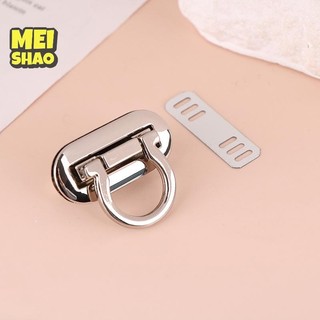 MeiShao Kim Loại Khóa Xoay Hình Bầu Dục Xoắn Cho DIY Túi Xách Thủ Công Ví Phụ Kiện