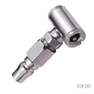 YOUDO Máy bơm ô tô Công cụ sửa chữa tự động Van máy bơm không khí hai đầu Chuck Van bơm hơi lốp