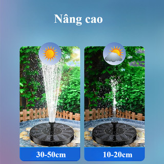Đài Phun Năng Lượng Mặt Trời 4 Vòi - Chống Thấm , Trang Trí Ao & Vườn & Hồ Cá