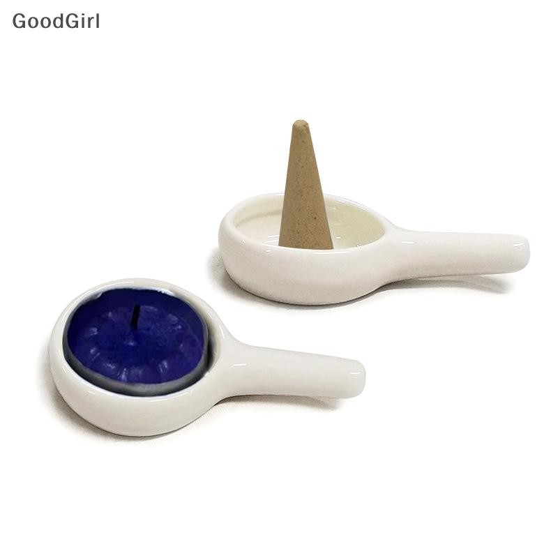 [GoodGirl] Giá đỡ nến bằng gốm Sáp tan chảy Đầu đốt dầu Khuếch tán Khay thơm Lò thơm Chân nến Trang trí nhà cửa VN