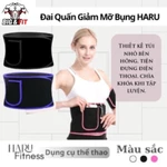 Big & Fit  - Đai Quấn Giảm Mỡ Bụng HARU – Đai Quấn Bụng Đốt Mỡ, Siết Eo, Thấm Mồ Hôi, Tiện Lợi Chạy Bộ HR60 — ảnh 4