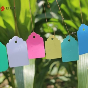 Set 100 thẻ nhựa ghi tên thực vật tiện dụng nhiều màu tùy chọn