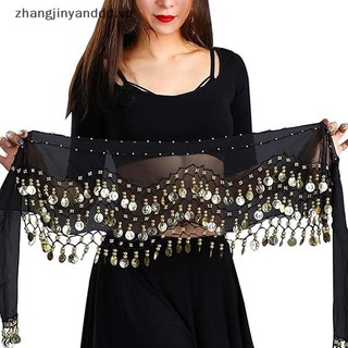 # yanddd # Belly Dance Eo Dây Xích Trang Phục Khiêu Vũ Khăn Hông Với Đồng Xu Vàng Dây Thắt Lưng Trang Trí Cho Buổi Biểu Diễn Khiêu Vũ.