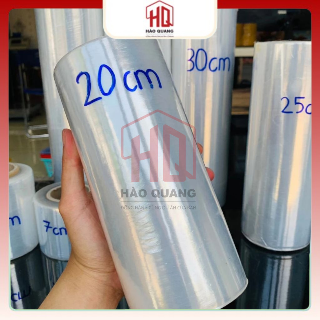 Cuộn Màng Quấn PE 25cm 2kg | 50cm 2kg | 50cm 4kg – Quấn Hàng Chắc, Chống Bụi Hiệu Quả