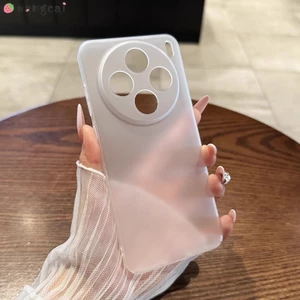 Dành Cho OPPO Find X8s Plus X8 X6 X5 X3 Lite F27 Pro Plus X7 Ultra X2 Ốp Điện Thoại Trắng Mờ Mờ Mỏng Đơn Giản Kinh Doanh Trong Suốt Vỏ Mềm Ốp Lưng