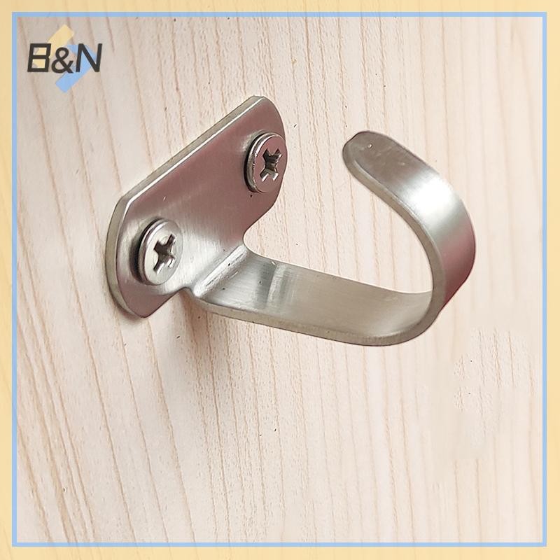 B & N 5 Móc trần gắn vít bằng thép không gỉ, Khăn dưới lớp, Móc treo hạng nặng cho nhà để xe tủ phòng tắm.
