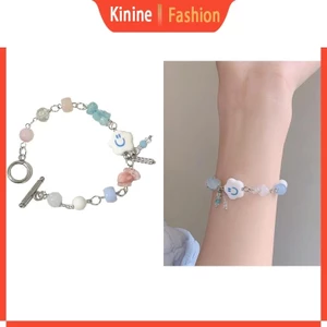 Kín Charm Lắc Tay Phong Cách Bohemian Y2K, Dây Xích Liên Kết Cho Cổ Tay