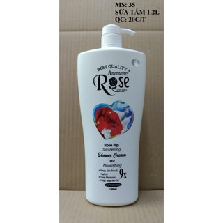 (Combo 2) Chai Sữa Tắm  Dê Anemones ROSE hương hoa hồng 1200ml@#@..