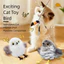 Tương tác Chirping Chim Mèo Đồ Chơi Sạc USB Di Động Nhẹ trêu chọc Đồ Chơi Cho Mèo Ngày Lễ Hiện Tại