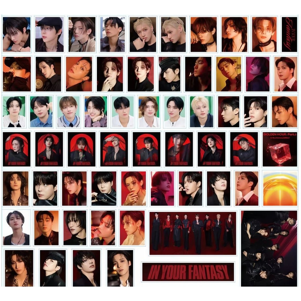 94-100 Cái ATEEZ GOLDEN GIỜ: Part.3 Nhãn dán ảnh sinh nhật HÈ PHOTOBOOK Hongjoong Seonghwa Yunho Hành lý Notebook Laptop Điện thoại Sổ tay DIY Kpop Sticker YM