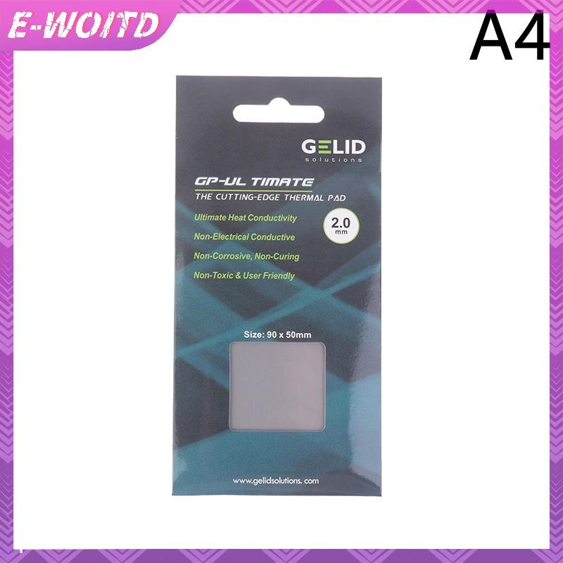 E-woitd GP-Ultimate 15W / MK Tấm giữ nhiệt CPU / GPU Đồ họa Bo mạch chủ Tấm lót mỡ silicon tản nhiệt Tấm silicon 90x50MM HNVN