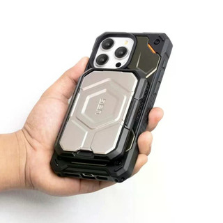 Ví từ tính cứng Armor cho iPhone 16 / 15 Pro Max & 14 Pro, cộng với Samsung Galaxy S25 / S24 Ultra.Tính năng một snap-on có thể tháo rời