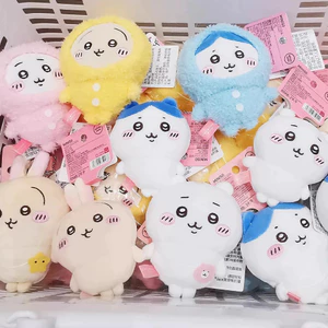 Chiikawa Mặt Dây Chuyền Búp Bê Pyjama Đảng Usagi Hachiware Usachi Ngoại Vi Búp Bê Túi Treo Trang Trí Búp Bê Cô Gái Sang Trọng Mặt Dây Chuyền Quà Tặng