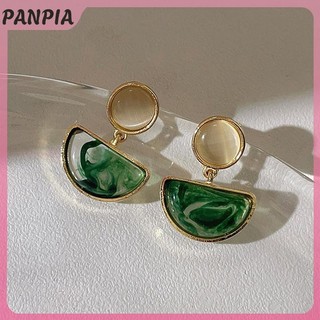 PANPIA-1 Cặp Đơn Giản Retro Thanh Lịch Hình Học Tòn Ten Bông Tai Nữ Thời Trang Hợp Thời Trang Giọt Nước Phụ Kiện Trang Sức Quà Tặng