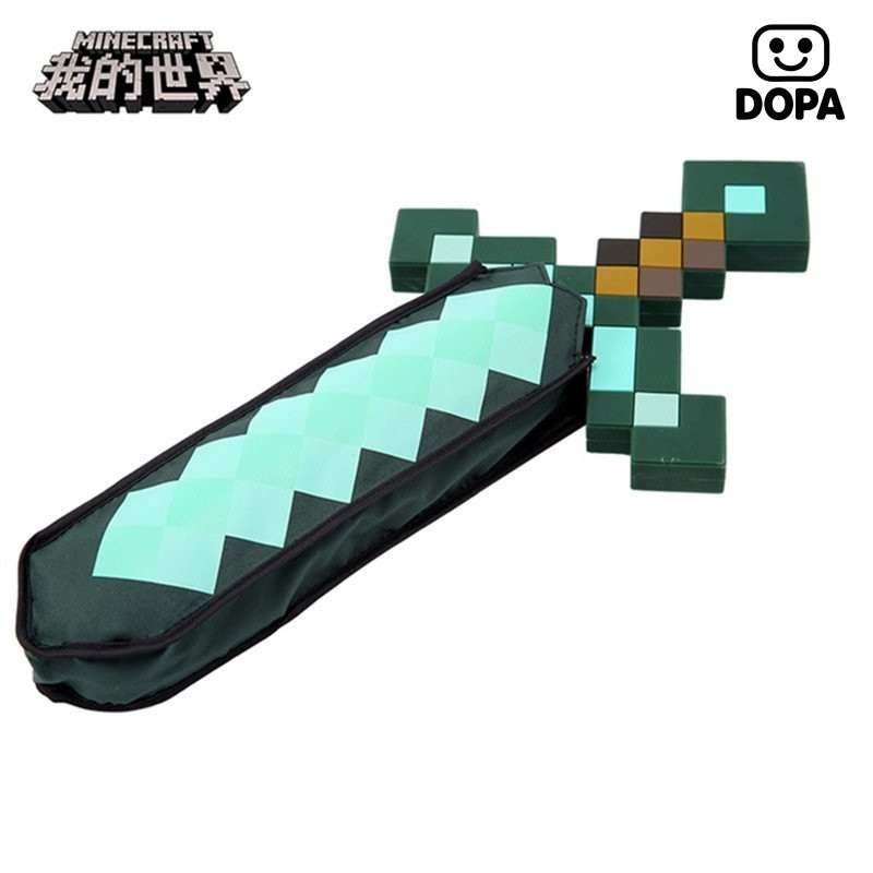 Dù kim cương Minecraft - Đồ chơi mô hình giá trị cho trẻ em