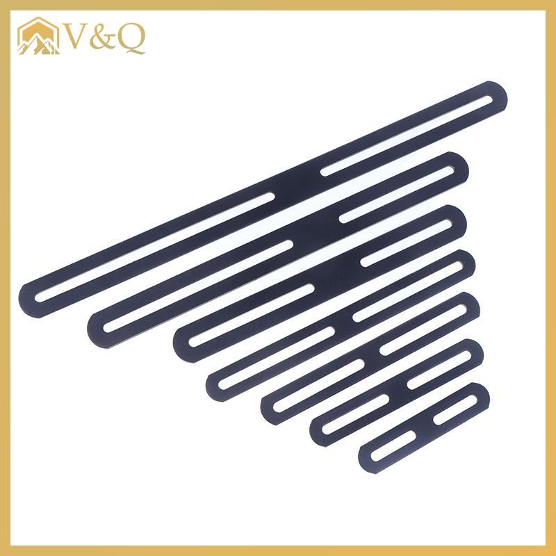 Littleloves1 1 Cái Thép Không Gỉ Góc Thẳng Giá Đỡ Đen / Bạc Dày 180 Độ Đế Cố Định Đầu Nối Giá Đỡ Đồ Nội Thất EN