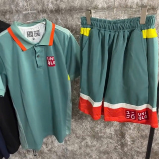 Bộ Thể Thao Uni Lo Vải Gai Double - Six. Set Mùa Hè Chất Lưới Gai Thấm Hút Mồ Hôi