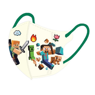 Kid Mask3D Minecraft 3 ply - Khẩu trang thời trang chất lượng cao cho trẻ em 4-12 tuổi