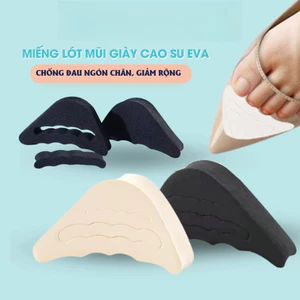 COZII (10 cặp ạ) Miếng Lót Mũi Giày Cao Su EVA Siêu Nhẹ Đệm Êm, Thoải Mái Chống Đau Ngón Chân, Giảm Bị Rộng Cho Nữ