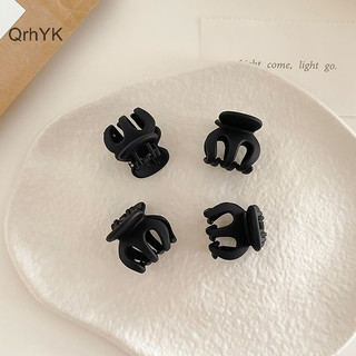 Nhà Máy Thời Trang 6 Đơn Giản Acrylic Đen Nhỏ Lấy Kẹp Công Chúa Nổ Tóc Gãy Hoa Bên Mũ Phụ Kiện Nữ QrhYK