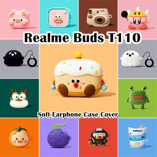[imamura] Dành Cho Vỏ Realme Buds T110 Vỏ Silicon Mềm Đổi Mới Hoạt Hình Tai Nghe Ốp Lưng NO.2
