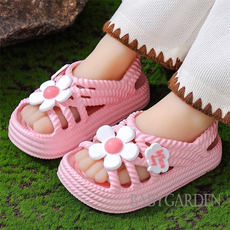 Xăng đan EVA Mùa Hè Bé Gái BAGA-Kids Giày Hoa Đế Mềm Chống Trơn Trượt Cho Tiệc Đi Học Ngoài Trời