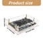 Btsg Vỏ Acrylic Có Quạt Làm Mát Và Tản Nhiệt Kim Loại Cho Banana Pi Cho BPI F3 Board Kiểm Soát Nhiệt Độ
