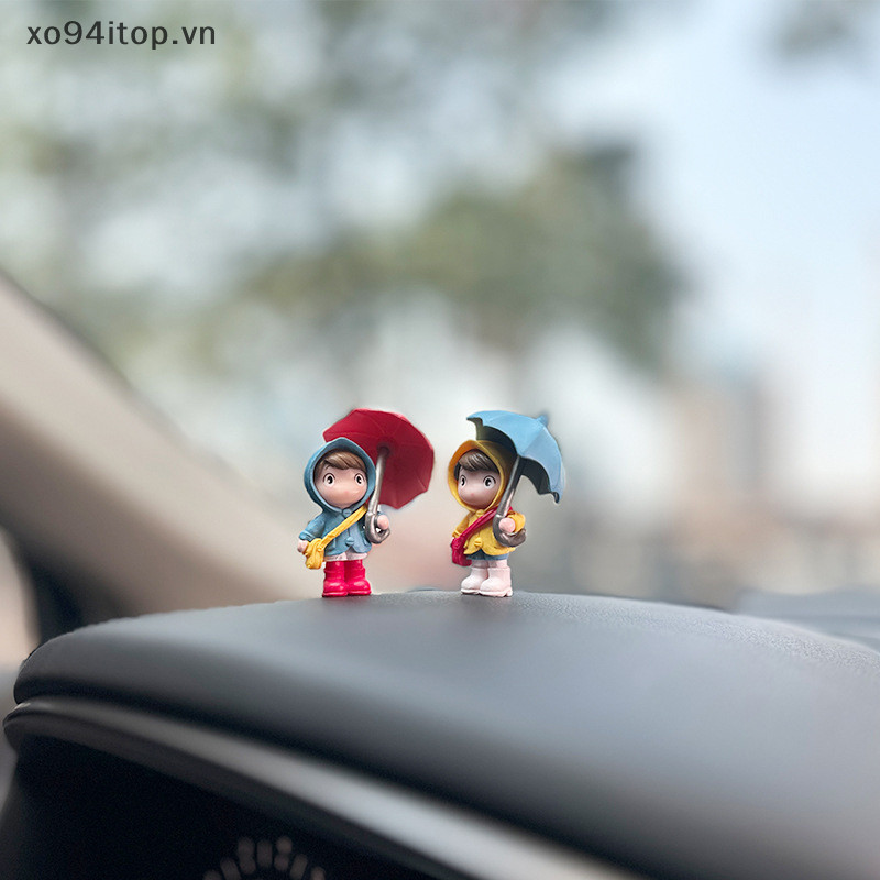 Xoitop Dễ Thương Nhựa Ô Bé Gái Búp Bê Ô Tô Bảng Điều Khiển Trung Tâm Trang Trí Nội Thất Ô Tô Đồ Trang Trí Phụ Kiện VN