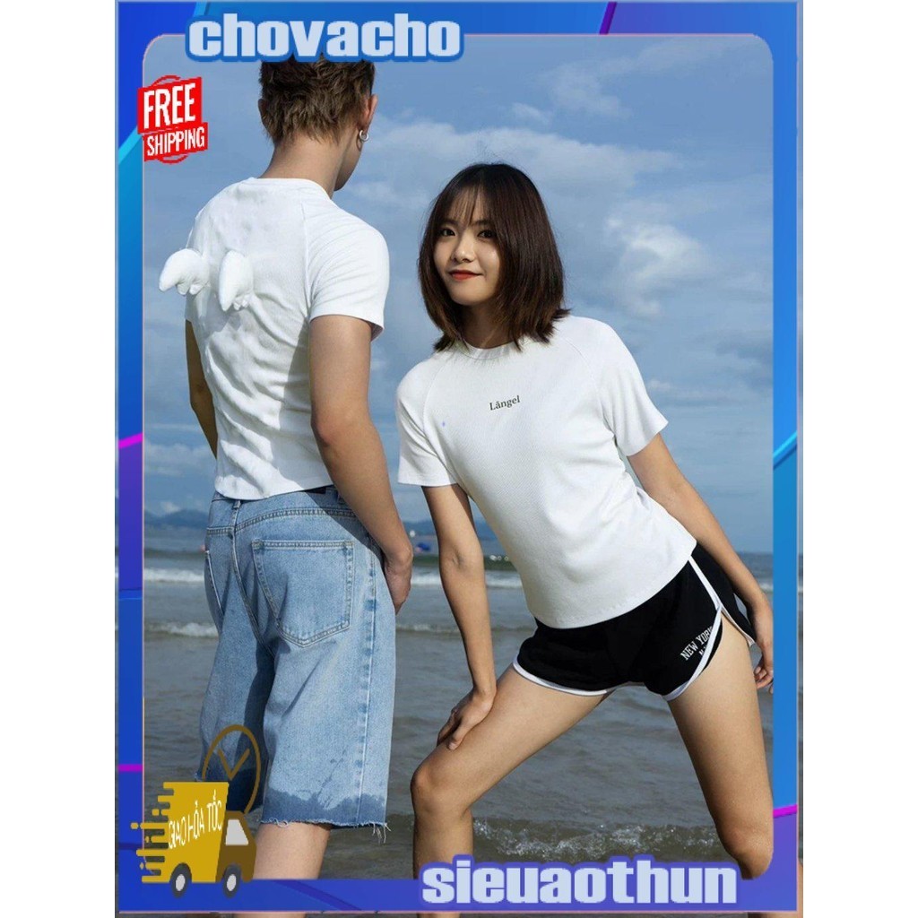 Áo thun Stee Cổ tròn form Body WING OF MY MOM ICVCVNI Unisex