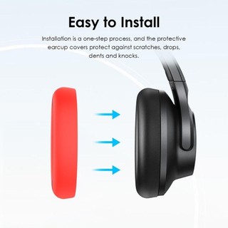 Vỏ bảo vệ SEYAWSON, Miếng đệm tai thay thế Miếng đệm tai, Phụ kiện tai nghe Băng đô silicon cho Anker Soundcore Life Q20i