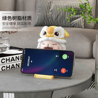 Trang Trí Nhà Cửa Quốc Gia Hợp Thời Trang Sư Tử-Tạo Mèo May Mắn Giá Đỡ Điện Thoại Di Động Đồ Trang Trí Thiết Thực Quà Tặng Sinh Nhật Máy Tính Bảng ipad Đa Năng Người Lười Đuổi Theo Phim Truyền Hình