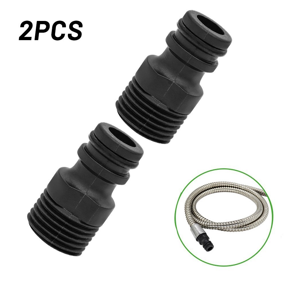 [Cosyh] Bộ chuyển đổi vòi ren 2PC 1 / 2 "BSP Bộ chuyển đổi vòi nước trong vườn Lắp đầu nối ống nhanh
