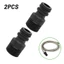 Bộ chuyển đổi vòi ren 2PC 1 / 2 "BSP Bộ chuyển đổi vòi nước trong vườn Lắp đầu nối ống nhanh