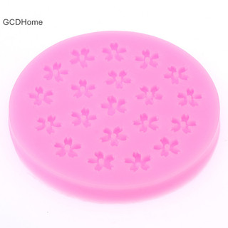 Gcdhome 20 Lỗ Hoa Anh Đào Hoa Hồng Khuôn Silicon DIY Hoa Sô Cô La Fondant Mảnh Món Tráng Miệng Bánh Hoa Trang Trí Dụng Cụ Nướng Bánh HOT