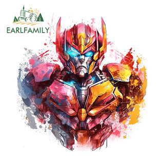 EARLFAMILY 13cm Transformers Nhiều Màu Sắc Dán Xe Hơi Anime Cá Tính Tắc Xước Xước Xe Đạp Điện Campervan Windows Decal Chống Thấm Nước Xe Nhãn